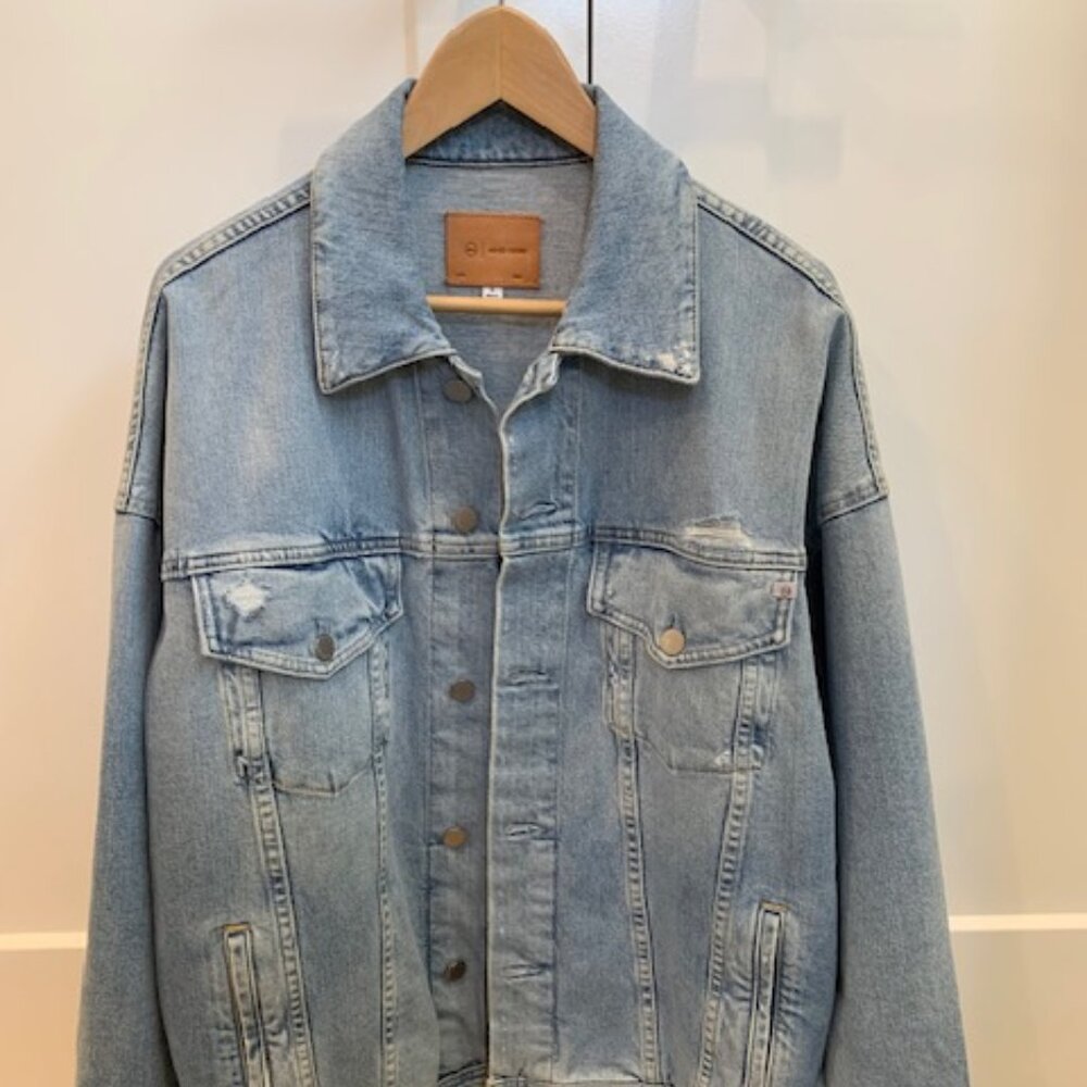 AG oversized denim jacket